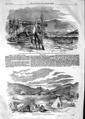 Old Antique Print 1854 Spahis French Battery Army War Balaclava O'Reilly 19th