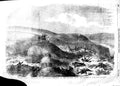 Original Old Antique Print 1854 Sandbag Battery Siers War Battle Inkerman 19th