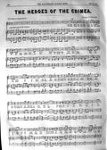 Original Old Antique Print 1854 Sheet Music The Heroes Crimea Frank Mori Mackay