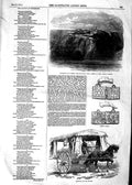 Original Old Antique Print 1854 Monastery George Balaclava War Ambulance Cart