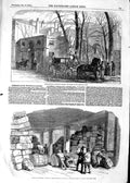 Old Antique Print 1854 Pembroke House Whitehall Gardens Cuthbert Scutari 19th