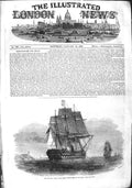 Original Old Antique Print 1855 H.M.S. War Ship St. Jean D'Acre Cork Crimea War