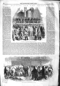 Original Old Antique Print 1855 Navvies Kit Bags Crimea War Hesperus Ship 19th