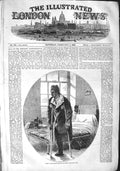 Original Old Antique Print 1855 Scene Military Hospital Haslar Injured Sier War