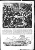 Old Antique Print 1855 Scene Execution Montrose Edinburgh Mining School 19th