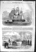 Old Antique Print 1855 Ship Nankin Keith Stewart Victoria Rifle Kilburn 19th