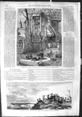 Original Old Antique Print 1855 Ansdell Art Deer Country Family Home Animals