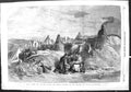 Old Antique Print 1855 Huts Tents Rifles Royal Marines Heights Balaclava 19th