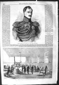 Original Old Antique Print 1855 Prince Menschikoff War Crimea Chatham H 19th
