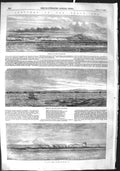 Old Antique Print 1855 Harbour Town Balaclava Black Sea Eupatoria Ships 19th