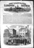 Original Old Antique Print 1855 Russian Prisoners Plymouth War England Siers