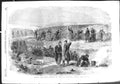 Original Old Antique Print 1855 War Sebastopol Last Parallel French Line Siers