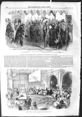Old Antique Print 1855 Duke Cambridge Mansion-House Surat Patriotic Fund 19th