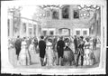 Original Old Antique Print 1855 Grand State Ball Windsor Castle London Dancing