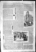 Original Old Antique Print 1855 War Rocket Making Hydrostatic Process S 19th