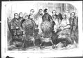 Original Old Antique Print 1855 Vienna Conference Titoff Westmoreland Russell