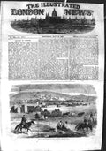 Original Old Antique Print 1855 Balaclava Railway Bazaar Kadikoi War Horses