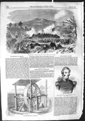 Old Antique Print 1855 Eruption Vesuvius Lava Volcano Seymour Valparaiso 19th