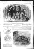 Old Antique Print 1855 Scene Opera Berta Haymarket Theatre Sea-Cucumber 19th