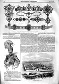 Original Old Antique Print 1855 Jewels Paris British Cemetery Madrid Espartero