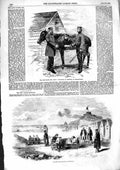 Original Old Antique Print 1855 Horse Colonel Yea Castle Hospital Balaclava War