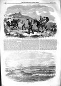 Original Old Antique Print 1855 Ambulance Transport Service Balaclava Si 19th