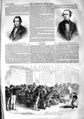 Original Old Antique Print 1855 French Loan Rue Rivoli Paris Hassall Meyerber
