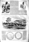 Old Antique Print 1855 Bamba Mai Lahai Mahomadoo Malaghea Africa Cadell 19th
