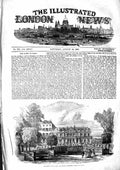 Original Old Antique Print 1855 Queen Apartments Palace St. Cloud Paris France