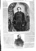 Original Old Antique Print 1855 Prince Napoleon Rouville Boulevards Italiens