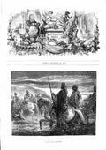 Old Antique Print 1855 Great Exhibition Paris Decamps Dogs Art Diaz Baron 19th