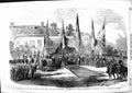 Old Antique Print 1855 Investiture Order Bath Lord Stratford De Redcliffe 19th