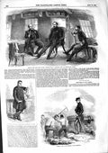 Old Antique Print 1855 Ship Cabin Princess Royal Santini Jones War Trench 19th