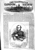 Original Old Antique Print 1855 Portrait Major-General Windham Hero Redan War