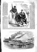 Original Old Antique Print 1855 General Bosquet Portrait Crimea War Sebastopol