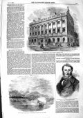 Old Antique Print 1855 Bank England Rajmahal Hills Ganges Hincks Windward 19th