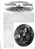 Original Old Antique Print 1855 Portrait Sir William Moleswor 19th