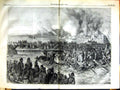 Original Old Antique Print 1855 Siege Sebastopol Russian Siers War Fine Art