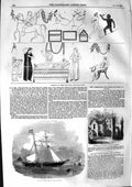 Old Antique Print 1855 Paintings Greek Tomb Paestum Wild Dayrell Fulham 19th