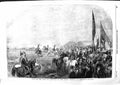 Original Old Antique Print 1855 King Sardinia Royal Arsenal Woolwich Siers 19th