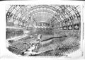 Old Antique Print 1855 Grand Musical Fete King Sardinia Palace Industry 19th