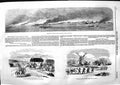 Old Antique Print 1855 Sea Azoff Russian Stores Gheisk Petrowska Poprova 19th