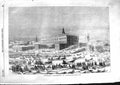 Original Old Antique Print 1855 Christmas Amusements Stockholm Sweden Winter