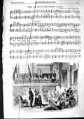 Old Antique Print 1855 King Sardinia Catholic Chapel Lincoln'S Inn Hymn 19th