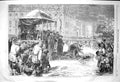 Original Old Antique Print 1856 Jordan Epiphany Custom St. Petersburg Russia