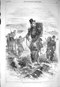 Original Old Antique Print 1856 Chasseurs De Vincennes Siers War Uniforms 19th