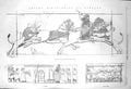 Original Old Antique Print 1856 Archaeology Nineveh King Hunting Lions Cattle