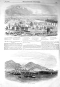 Old Antique Print 1856 Burial Ground Cathcart'S Crimea Syra Archipelago 19th