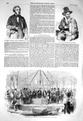 Old Antique Print 1856 George Bidder Picco Lord-Lieutenant Museum Dublin 19th