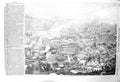 Original Old Antique Print 1856 View Balaclava Houses Mountains 19th